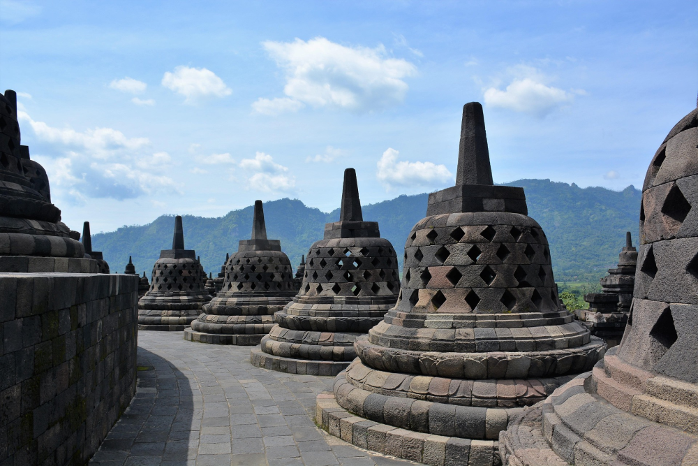 Borobudur – Java, Indonesië
