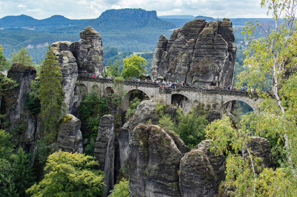 Bastei Brug – Saksisch Zwitserland, Duitsland