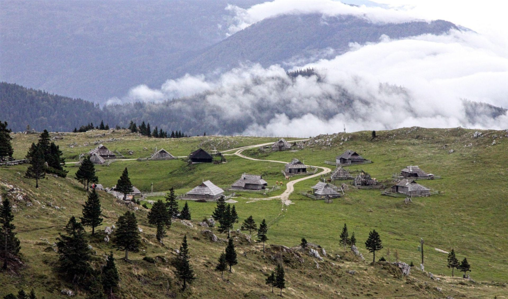 Velika Planina – Alpenplateau, Slovenië